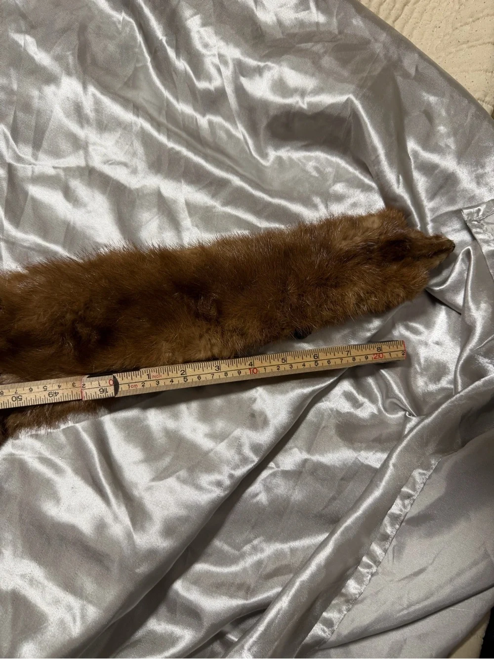 Vintage 1940s-1950w Multi Pelt Genuine Mink Fur Stole/scarf Wrap